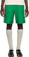 Shop GUCCI SS22 Double G Logo Green Swim Shorts for Men. 599576-XHADW-3063