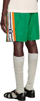Purchase GUCCI SS22 Double G Logo Green Swim Shorts for Men. 599576-XHADW-3063