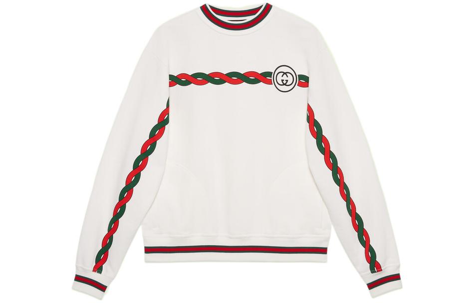 Gucci SS22 Double G Logo Pullover Hoodie White 692351-XJD7R-9125