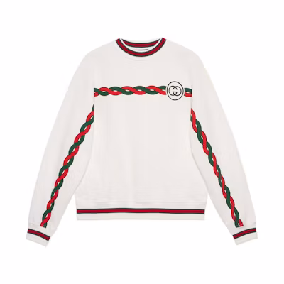 Gucci SS22 Double G Logo Pullover Hoodie White 692351-XJD7R-9125