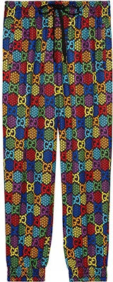 古驰SS22男士多色标志休闲运动裤 604199-XJB62-1082 Buy 古驰SS22男士多色标志休闲运动裤 604199-XJB62-1082