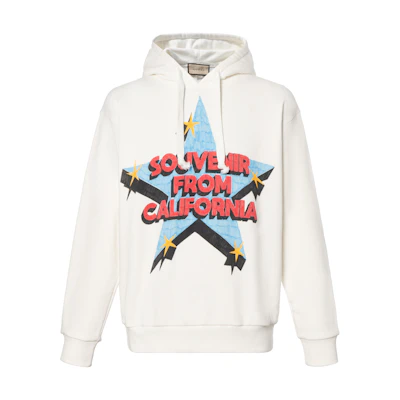 Gucci SS22 Love Parade Star Print Hoodie White 615061-XJEG6-9095