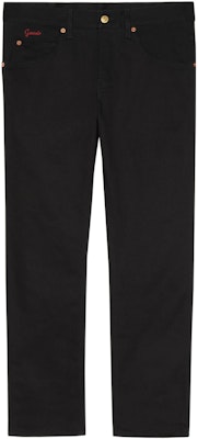 古驰SS22爱之游行男士黑色锥形直筒牛仔裤 408637-XDB1Q-1043 Buy 古驰SS22爱之游行男士黑色锥形直筒牛仔裤 408637-XDB1Q-1043