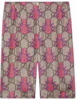 GUCCI SS22 Pineapple Print Beige Relaxed Fit Shorts Men’s Fashion. 677067-ZAIEJ-2369 GUCCI SS22 Pineapple Print Beige Relaxed Fit Shorts Men’s Fashion. 677067-ZAIEJ-2369