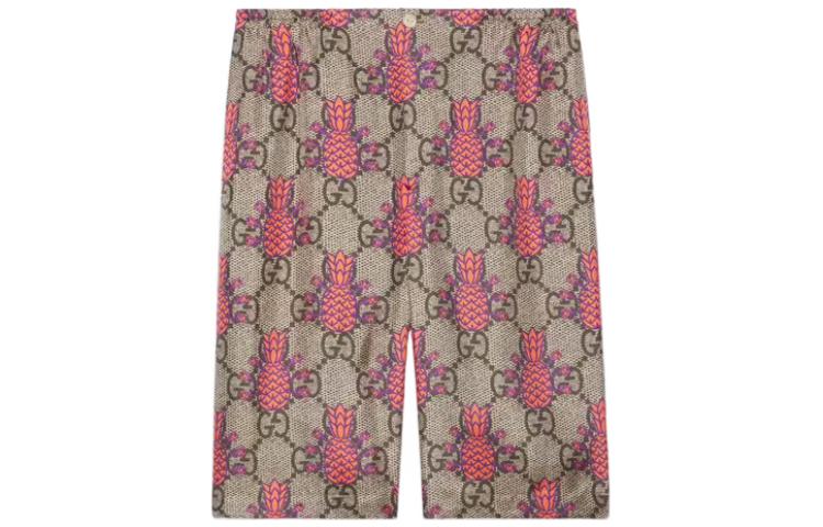 GUCCI SS22 Pineapple Print Beige Relaxed Fit Shorts Men’s Fashion. 677067-ZAIEJ-2369 圖 2
