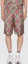Shop GUCCI SS22 菠萝印花米色宽松版型短裤 男士时尚. 677067-ZAIEJ-2369