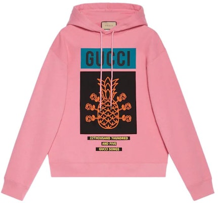 Gucci Sudadera Rosa con Estampado de Piña de Algodón para Hombre SS22 646953-XJD24-5622 Buy Gucci Sudadera Rosa con Estampado de Piña de Algodón para Hombre SS22 646953-XJD24-5622