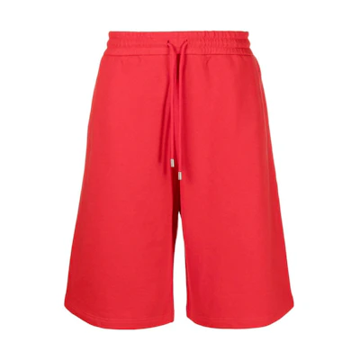Gucci SS22 Red Geometric Print Loose Fit Shorts 681144-XJDV3-6229