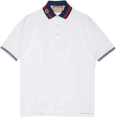 Gucci SS22 Kaos Polo Putih dengan Logo Print 658067-XJDI2-9692 Buy Gucci SS22 Kaos Polo Putih dengan Logo Print 658067-XJDI2-9692