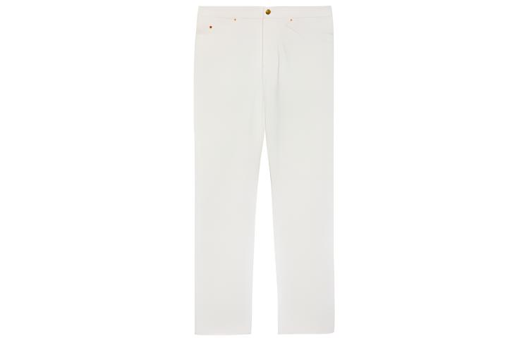 Buy Gucci SS22 Seluar Jeans Putih Potongan Lurus 675701-XDBYK-9133
