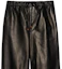 Sizing GUCCI SS23 Jogger Hitam Glossy Mid-Rise Elastis. 738235-XNAWX-1000