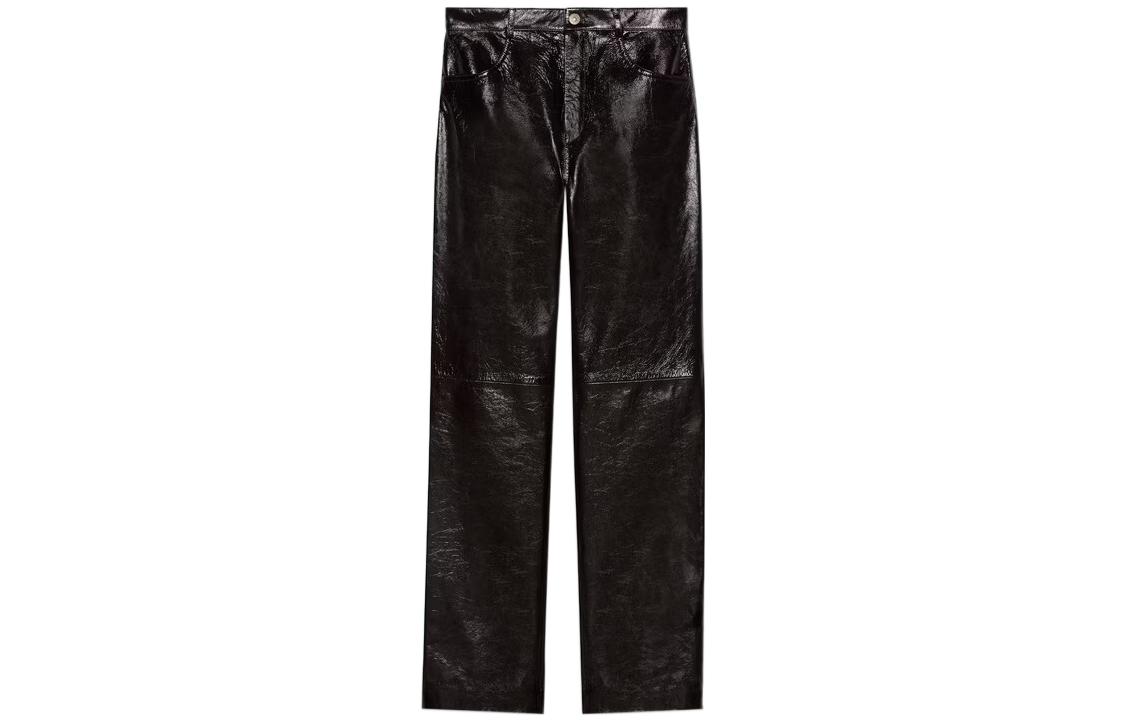 Order Pantalones Casuales Negros Brillantes Rectos GUCCI SS23. 713493-XNATO-6275