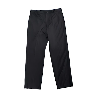 GUCCI SS23 Black Straight-Leg Casual Pants with Solid Color Button Design 512968-Z505F-1000