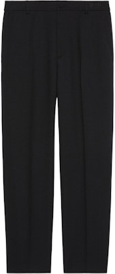 GUCCI SS23 Seluar Kasual Hitam Potongan Tirus Kain Twill Licin. 727451-ZAMDQ-1043 Buy GUCCI SS23 Seluar Kasual Hitam Potongan Tirus Kain Twill Licin. 727451-ZAMDQ-1043