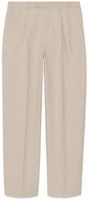 GUCCI SS23 High-Waist Straight-Leg Casual Pants Khaki Color 743238-ZAAZM-1902 GUCCI SS23 High-Waist Straight-Leg Casual Pants Khaki Color 743238-ZAAZM-1902