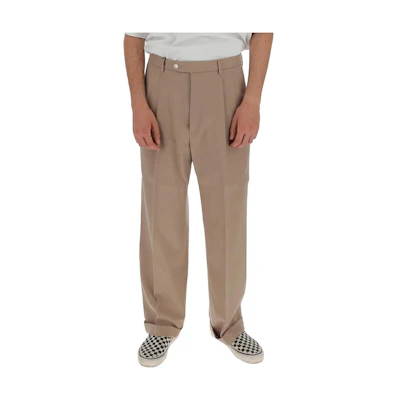GUCCI SS23 Khaki Loose-Fit Button Cargo Pants. 659653-Z442L-2477