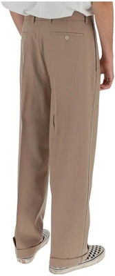 GUCCI SS23 Pantalones Cargo Holgados Kaki con Botones. 659653-Z442L-2477 Lookbook GUCCI SS23 Pantalones Cargo Holgados Kaki con Botones. 659653-Z442L-2477