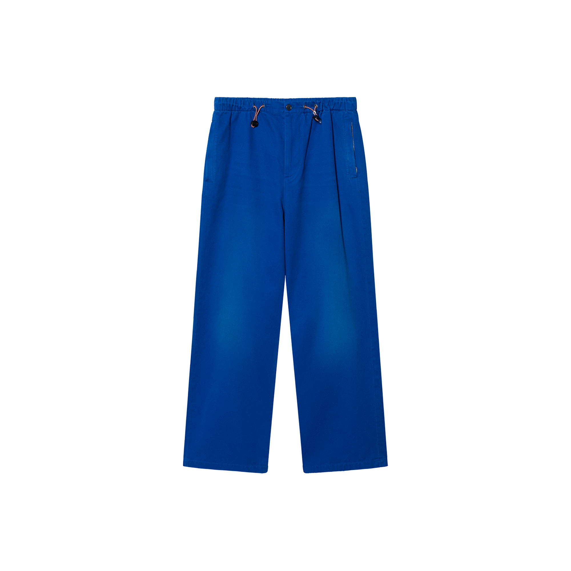 GUCCI SS23  Loose Fit Elastic Waist Wide-Leg Pants Blue. 732434-ZAMYQ-4133