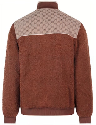 GUCCI SS23 拼接高領拉鍊夾克 棕色 716794-XJEUS-2396 Lookbook GUCCI SS23 拼接高領拉鍊夾克 棕色 716794-XJEUS-2396