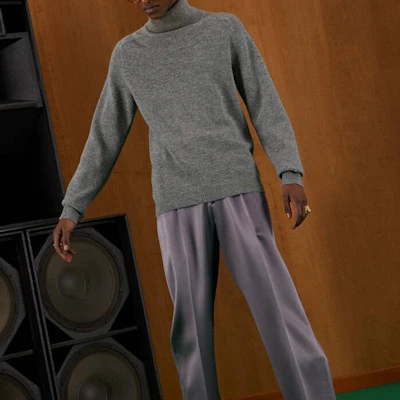 GUCCI SS23 Sweater Rajut Abu-Abu High-Neck Warna Solid. 694787-XKCD5-1093 Purchase GUCCI SS23 Sweater Rajut Abu-Abu High-Neck Warna Solid. 694787-XKCD5-1093