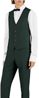 Lookbook GUCCI SS23 Solid V-Neck Sleeveless Formal Vest in Dark Green. 673191-Z798C-3149