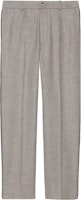 GUCCI SS23 Straight-Leg Side Stripe Zipper Pants Light Grey Casual. 727451-ZALUD-1099 GUCCI SS23 Straight-Leg Side Stripe Zipper Pants Light Grey Casual. 727451-ZALUD-1099