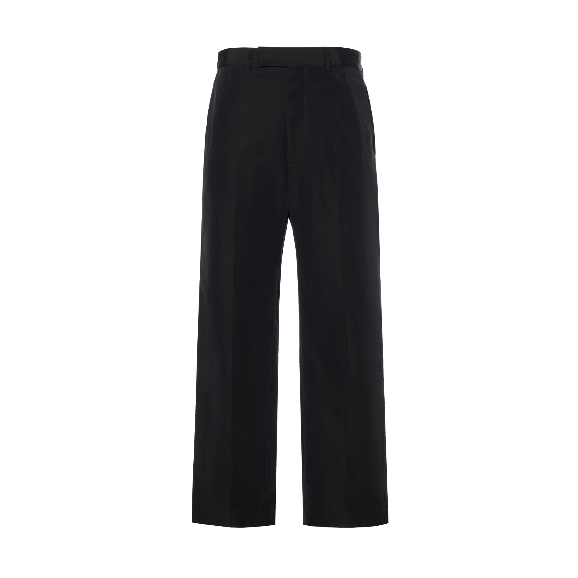 Gucci SS23 Black Casual Solid Color Straight-Cut Cropped Pants 723676-ZAK7W-1000