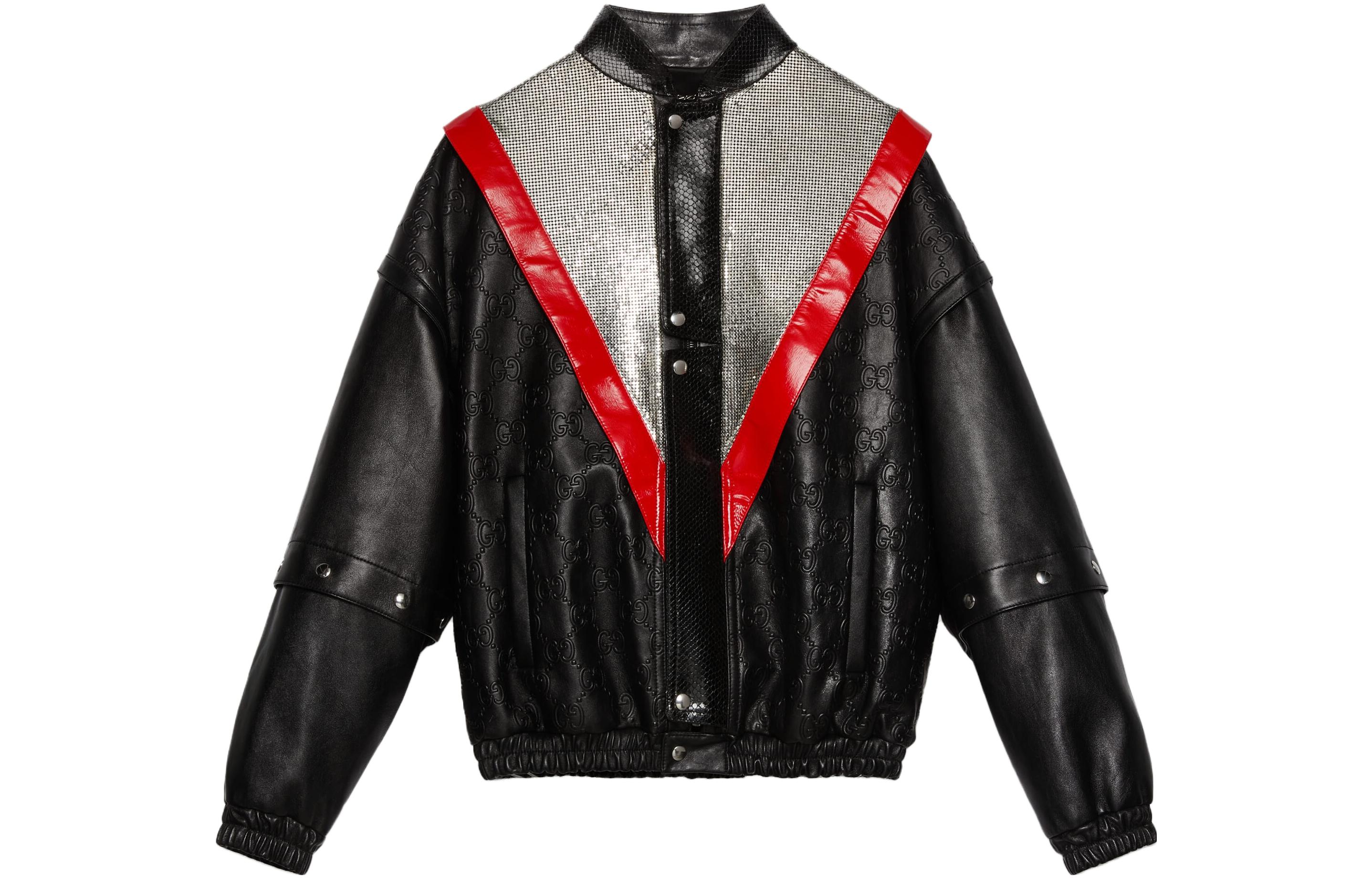 Gucci SS23 Black Colorblock Striped Single-Breasted Jacket 741438-XNAXW-1043