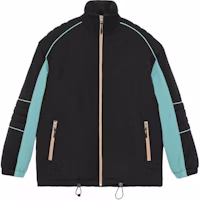 Gucci SS23 Black Multicolored Zip-Up Track Jacket 731654-ZAL9A-1043 Gucci SS23 Black Multicolored Zip-Up Track Jacket 731654-ZAL9A-1043