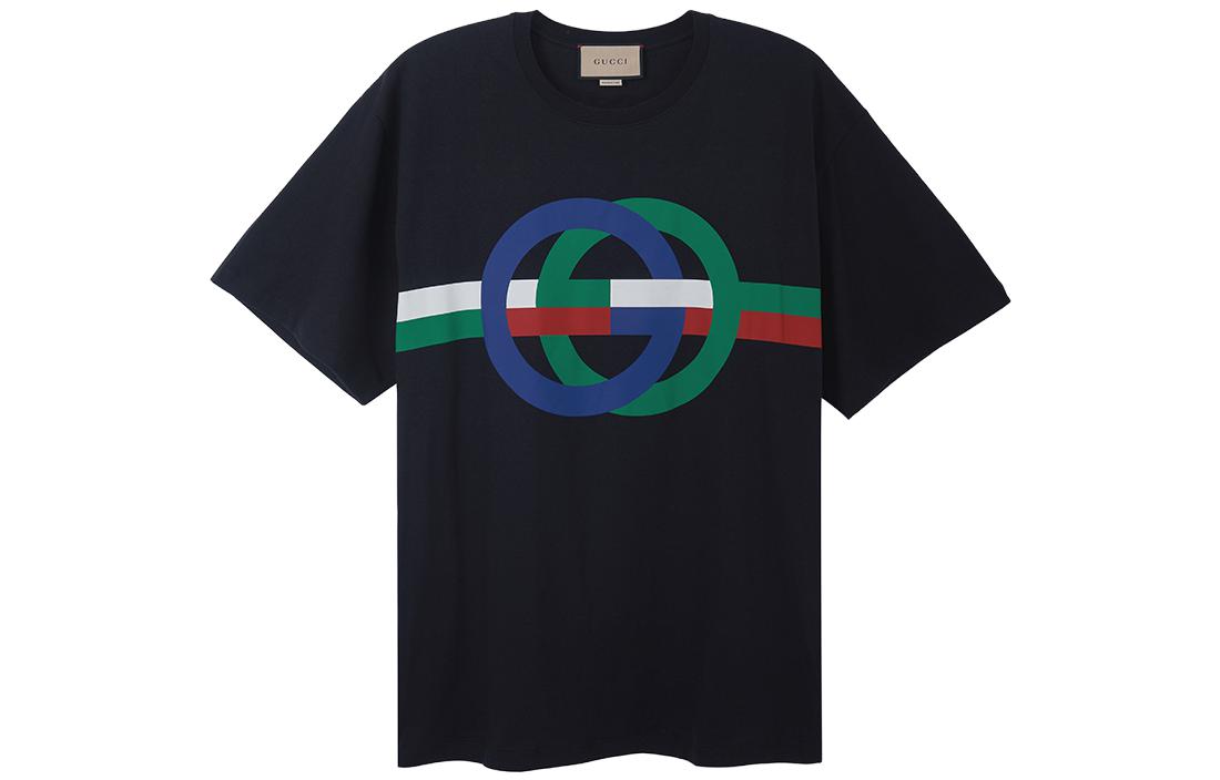 Gucci SS23 Black Printed Crewneck T-Shirt 548334-XJE7S-1152