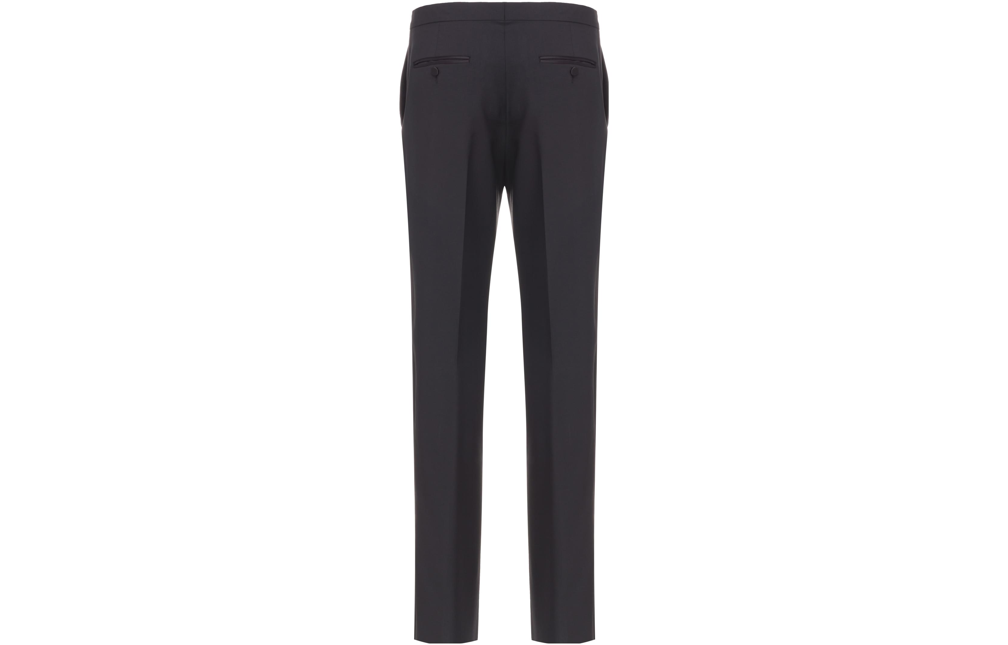 Gucci SS23 Black Slim Fit Casual Zip Pants 681062-Z592B-1000