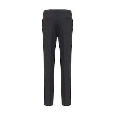 Gucci SS23 Black Slim Fit Casual Zip Pants 681062-Z592B-1000