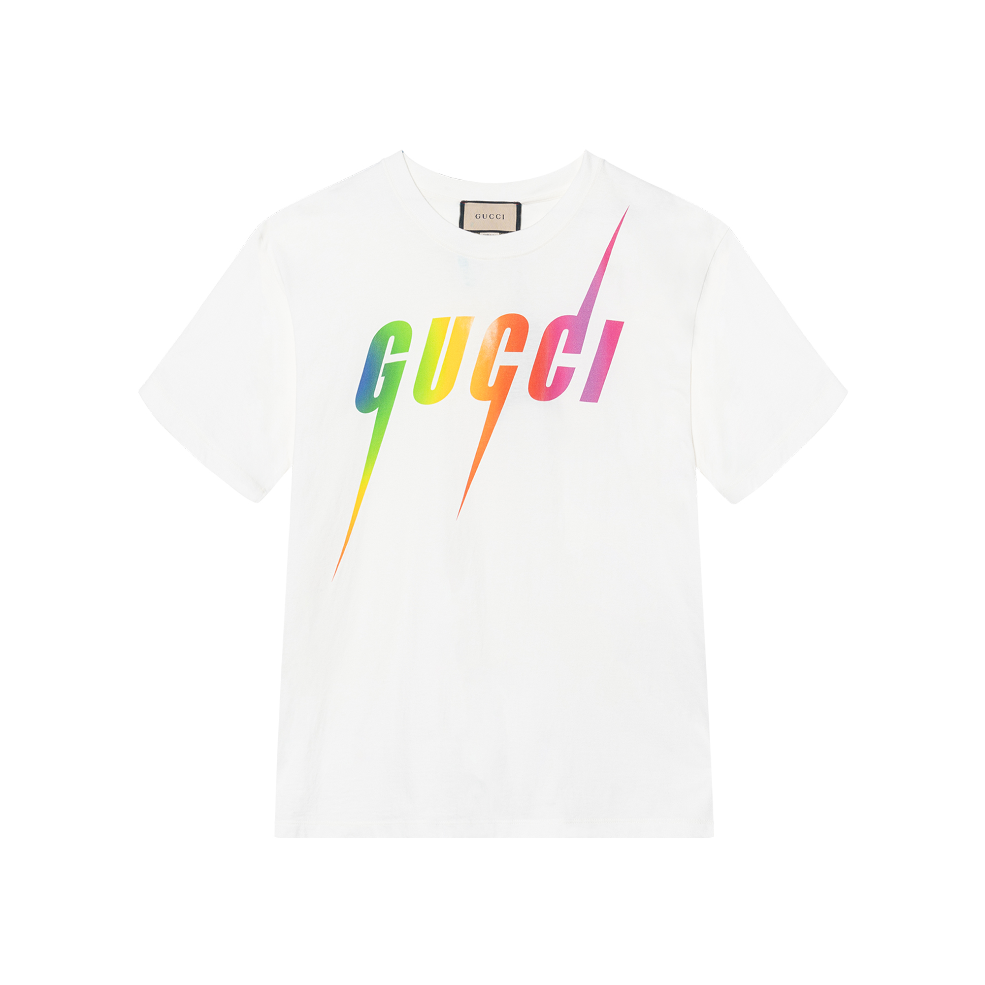 Gucci SS23 Blade Print Crew Neck T-Shirt Off-White 616036-XJFF9-9095