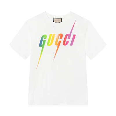 Gucci SS23 Blade Print Crew Neck T-Shirt Off-White 616036-XJFF9-9095