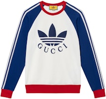 Gucci SS23 Blue and White Logo Print Long Sleeve Sweatshirt 722951-XJE1K-9221 Gucci SS23 Blue and White Logo Print Long Sleeve Sweatshirt 722951-XJE1K-9221