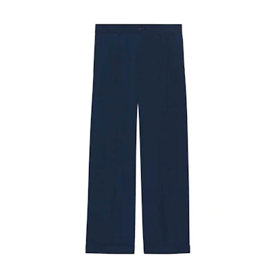 Gucci SS23 Blue Animal Print Straight Leg Casual Pants for Men 746110-ZAMYY-4912