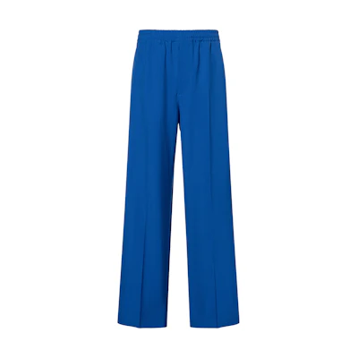Gucci SS23 Blue High-Waisted Wide-Leg Trousers for Men 742766-Z8BI7-4031