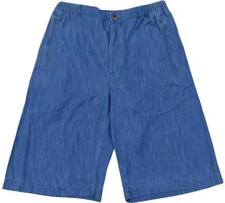 グッチ SS23 メンズ ブルー ハイウエスト ストレート カジュアルショーツ 630420-XDBBO-4447 Buy グッチ SS23 メンズ ブルー ハイウエスト ストレート カジュアルショーツ 630420-XDBBO-4447