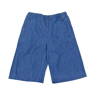 Gucci SS23 Blue High Waist Straight Casual Shorts for Men 630420-XDBBO-4447