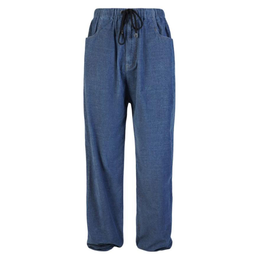 Gucci SS23 Blue Straight-Leg Drawstring Jeans 572616-XDAKY-4206