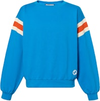 Gucci SS23 Blue Striped Crewneck Pullover Sweatshirt for Men 756653-XJFWE-4371 Gucci SS23 Blue Striped Crewneck Pullover Sweatshirt for Men 756653-XJFWE-4371