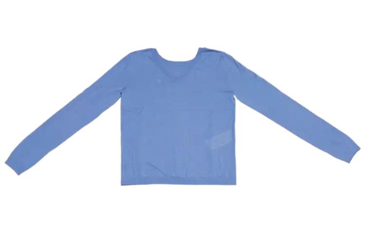 Buy グッチ SS23 ブルー ユニセックス ソリッド クルーネック ニットセーター 624289-XKBD6-4465