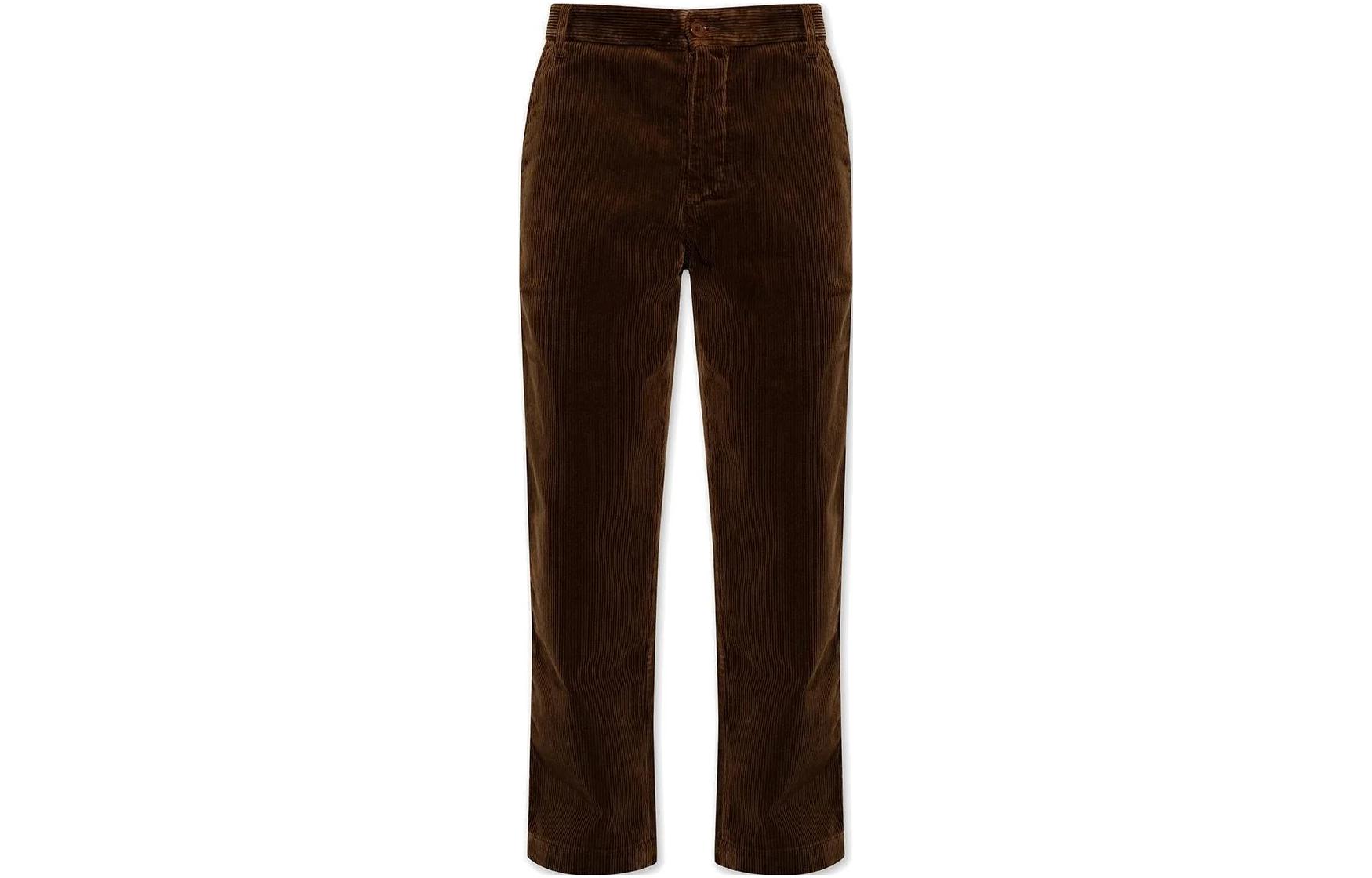 Gucci SS23 Brown Corduroy Straight-Leg Casual Pants 713917-XDB5I-2403