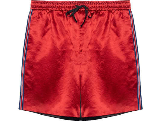 Gucci SS23 Color-Block Striped Drawstring Shorts Red 575325-ZABZP-6429 Buy Gucci SS23 Color-Block Striped Drawstring Shorts Red 575325-ZABZP-6429