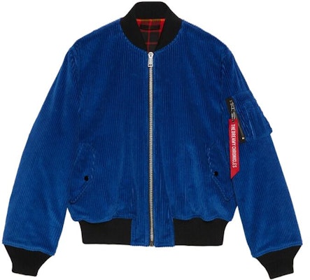 Gucci SS23 Jaket Bomber Warna Pelbagai Reversible Unisex Biru 762339-XVQAA-0400 Buy Gucci SS23 Jaket Bomber Warna Pelbagai Reversible Unisex Biru 762339-XVQAA-0400