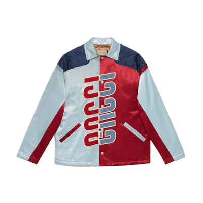 Gucci SS23 Colorblock Single-Breasted Long-Sleeve Jacket Men Multicolor 729312-ZAMAS-4019