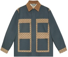 Gucci SS23 Deep Grey Colorblock Casual Single-Breasted Jacket 742854-XDCEY-1168 Gucci SS23 Deep Grey Colorblock Casual Single-Breasted Jacket 742854-XDCEY-1168