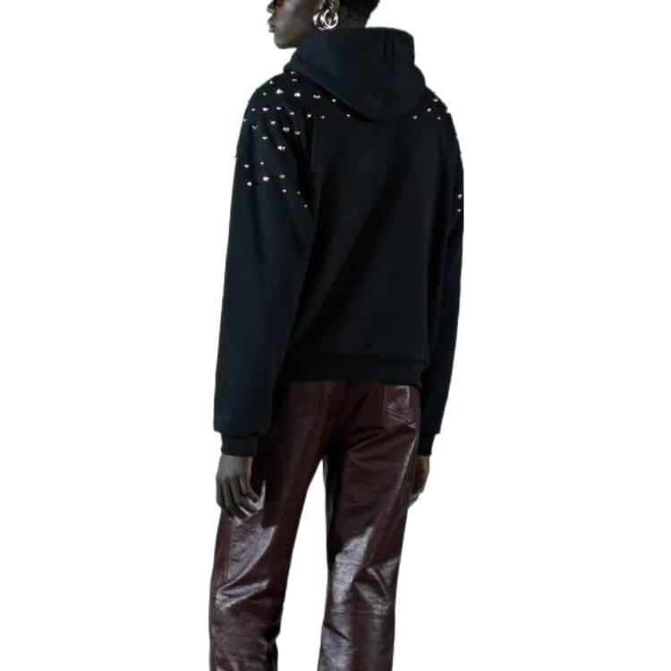 GUCCI SS23 Exquisite Logo Print Fleece Knit Long Sleeve Sweatshirt Black . 700120XJEXE 圖 4