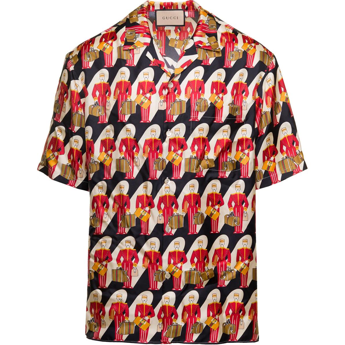 Gucci SS23 Floral Print Sun Protection Casual Shirt 747087-ZANR4-1072