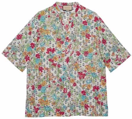 Gucci SS23 Floral Single-Breasted Short Sleeve Shirt Multicolor 747040-ZANLU-9750 Buy Gucci SS23 Floral Single-Breasted Short Sleeve Shirt Multicolor 747040-ZANLU-9750